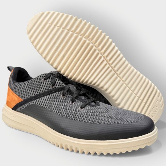 Cole Haan Grand Hybrid Sneakers Men’s 10.5 Magnet Leather Comfort NWT - Picture 7 of 12